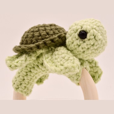 Amigurumi "Schildkröte am Beißring"