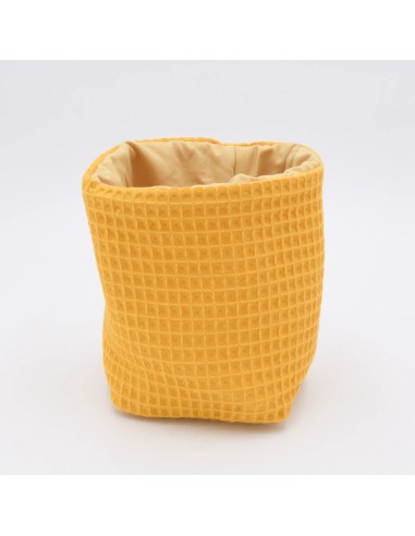Utensilo "Sonnenschein" (Gelb) | Körbchen aus Waffelpique | 3 Größen - Qualitätsmerkmal