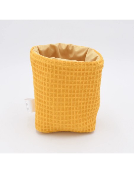 Utensilo "Sonnenschein" (Gelb) | Körbchen aus Waffelpique | 3 Größen - Design-Elemente