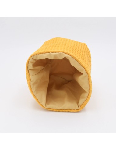 Utensilo "Sonnenschein" (Gelb) | Körbchen aus Waffelpique | 3 Größen - Manufaktur-Qualität
