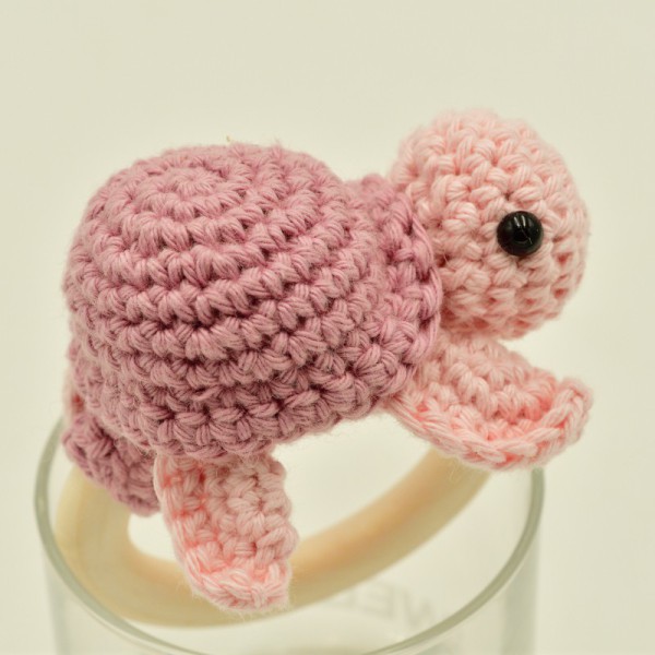 Amigurumi "Schildkröte am Beißring"