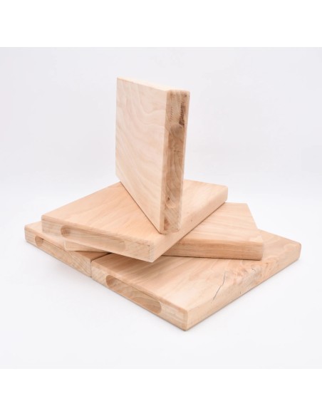 Brotzeitbrett "Bayerische Buche" (30x19 cm) | Massiv & Personalisiert - Detailansicht