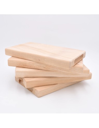 Brotzeitbrett "Bayerische Buche" (30x19 cm) | Massiv & Personalisiert - Stoffstruktur und Material