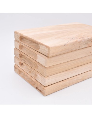 Brotzeitbrett "Bayerische Buche" (30x19 cm) | Massiv & Personalisiert - Weitere Perspektive