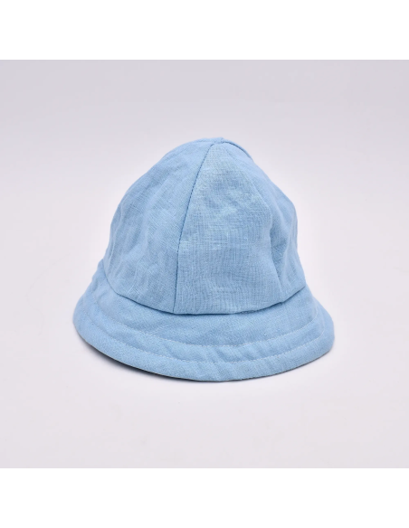 Wende-Sonnenhut "Kleiner Matrose" (Hellblau) | Anglerhut mit Ankern - Praktisch im Alltag