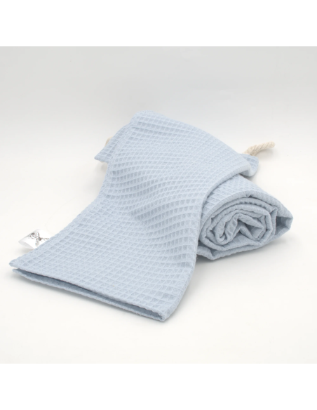 Handtuch & Duschhandtuch "Waffelpique" Babyblau | Personalisiert (Set & Einzeln) - Design-Elemente