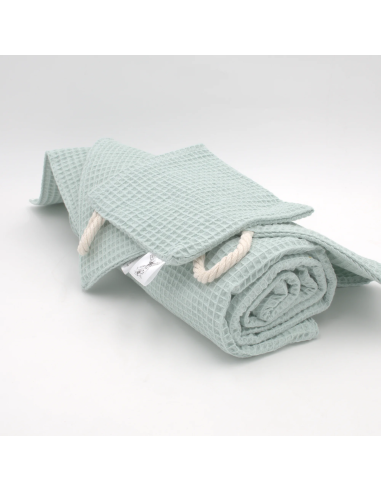 Handtuch & Duschhandtuch "Waffelpique" Mint | Personalisiert (Set & Einzeln) - Qualitätsmerkmal