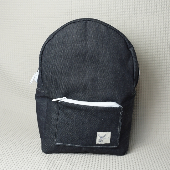 Kinderrucksack "Frederik" aus Jeans und Baumwolle