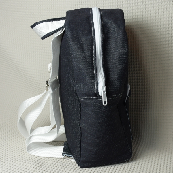 Kinderrucksack "Frederik" aus Jeans und Baumwolle