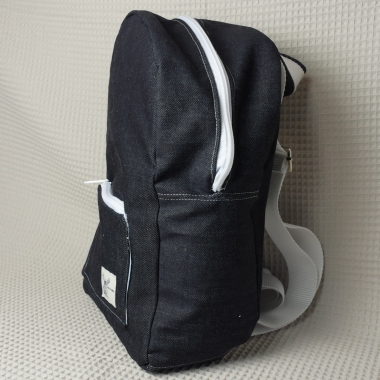 Kinderrucksack "Frederik" aus Jeans und Baumwolle