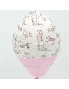 Beanie & Schlupfschal 'Kleine Mäuse' 2