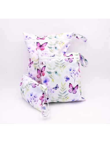 Wetbag 'Frühlingsfalter' | Die praktische Nasstasche mit Schmetterlings-Motiv - Detailansicht