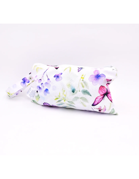 Wetbag 'Frühlingsfalter' | Die praktische Nasstasche mit Schmetterlings-Motiv - Detail der Aufhängeschlaufe