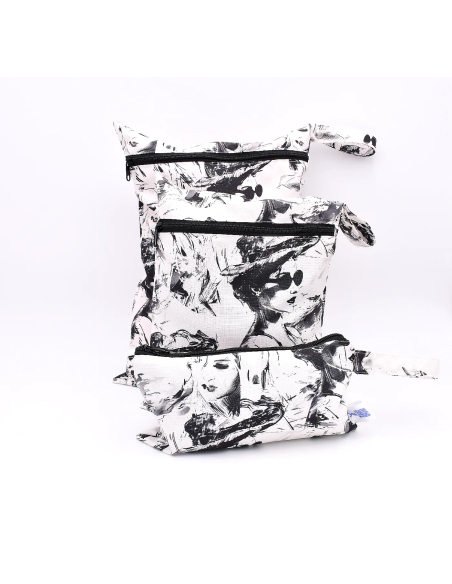 Wetbag 'Stilikone' | Die wasserabweisende Nasstasche im Fashion-Design - Detailansicht