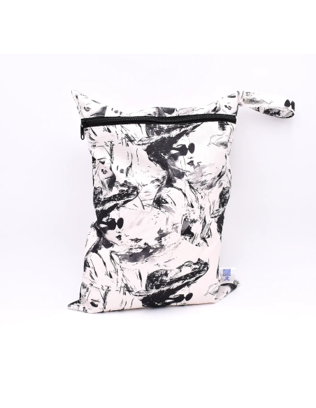Wetbag 'Stilikone' | Die wasserabweisende Nasstasche im Fashion-Design - Stoffstruktur und Material