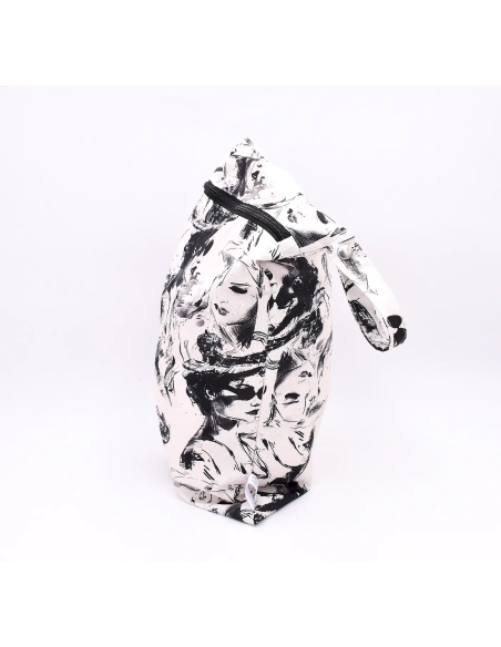 Wetbag 'Stilikone' | Die wasserabweisende Nasstasche im Fashion-Design - Rückansicht