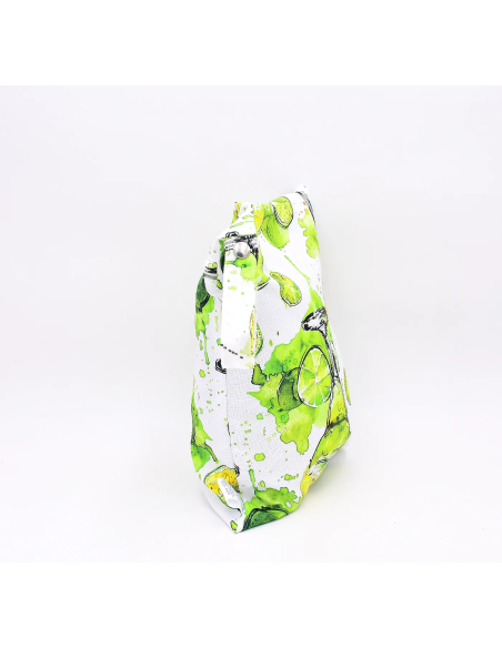 Wetbag 'Limetten-Spritz' | Die wasserabweisende Nasstasche mit Sommer-Motiv - Nahaufnahme