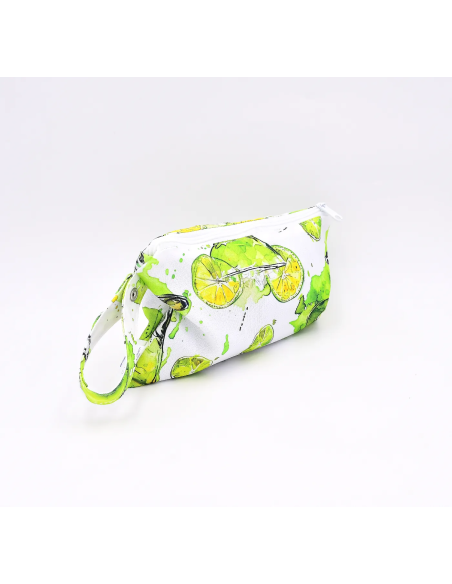 Wetbag 'Limetten-Spritz' | Die wasserabweisende Nasstasche mit Sommer-Motiv - Detail der Aufhängeschlaufe