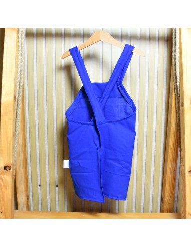 Blaue Kinderschürze 'Blaubeerzeit' | Latzschürze mit Namen - Praktisch im Alltag