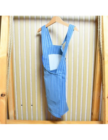Maritime Kinderschürze 'Streifenzauber' | Latzschürze mit Namen - Praktisch im Alltag