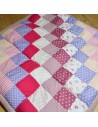 Patchwork Krabbeldecke 'Kunterbunte Entdeckerwelt' | personalisierbar
