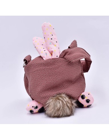 Süße Kindertasche 'kleiner Hase' | personalisierbar - Rückansicht