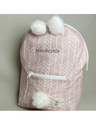 Süßer Kinderrucksack 'rosa Panda' | personalisierbar & ergonomisch - Weitere Perspektive