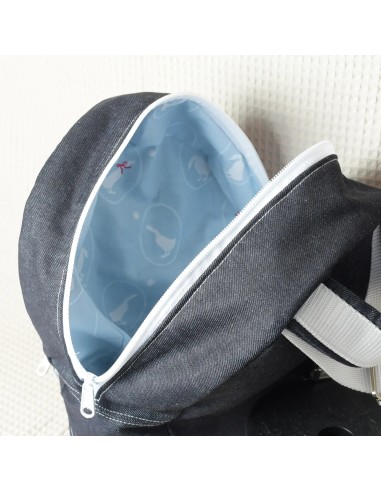 Klassischer Kinderrucksack 'Frederik' | personalisierbar & ergonomisch - Stoffstruktur und Material