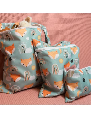 Wetbag 'Mr. Foxxi' – Die schlaue Nasstasche mit Fuchs-Motiv - Verarbeitung im Detail