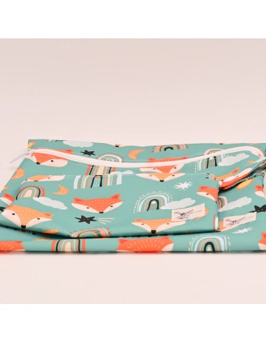 Wetbag 'Mr. Foxxi' – Die schlaue Nasstasche mit Fuchs-Motiv - Nahaufnahme
