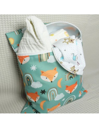 Wetbag 'Mr. Foxxi' – Die schlaue Nasstasche mit Fuchs-Motiv - Design-Elemente