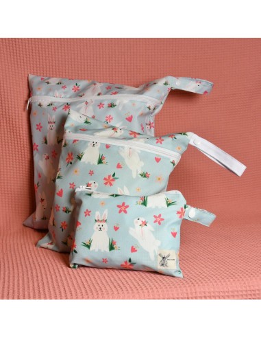 Wetbag 'Hasi' – Die süße Nasstasche mit Hasen-Motiv - Verarbeitung im Detail