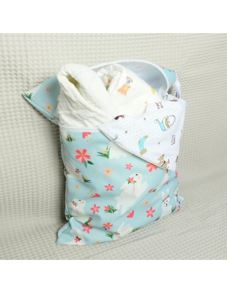 Wetbag 'Hasi' – Die süße Nasstasche mit Hasen-Motiv - Farbwirkung